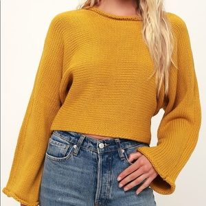 Yellow sweater